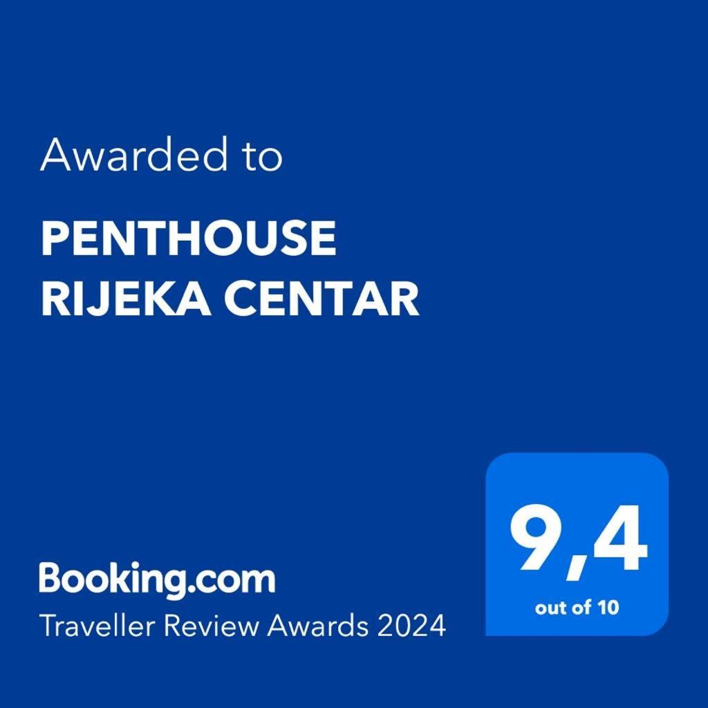 Apartament Penthouse Rijeka Centar Zewnętrze zdjęcie